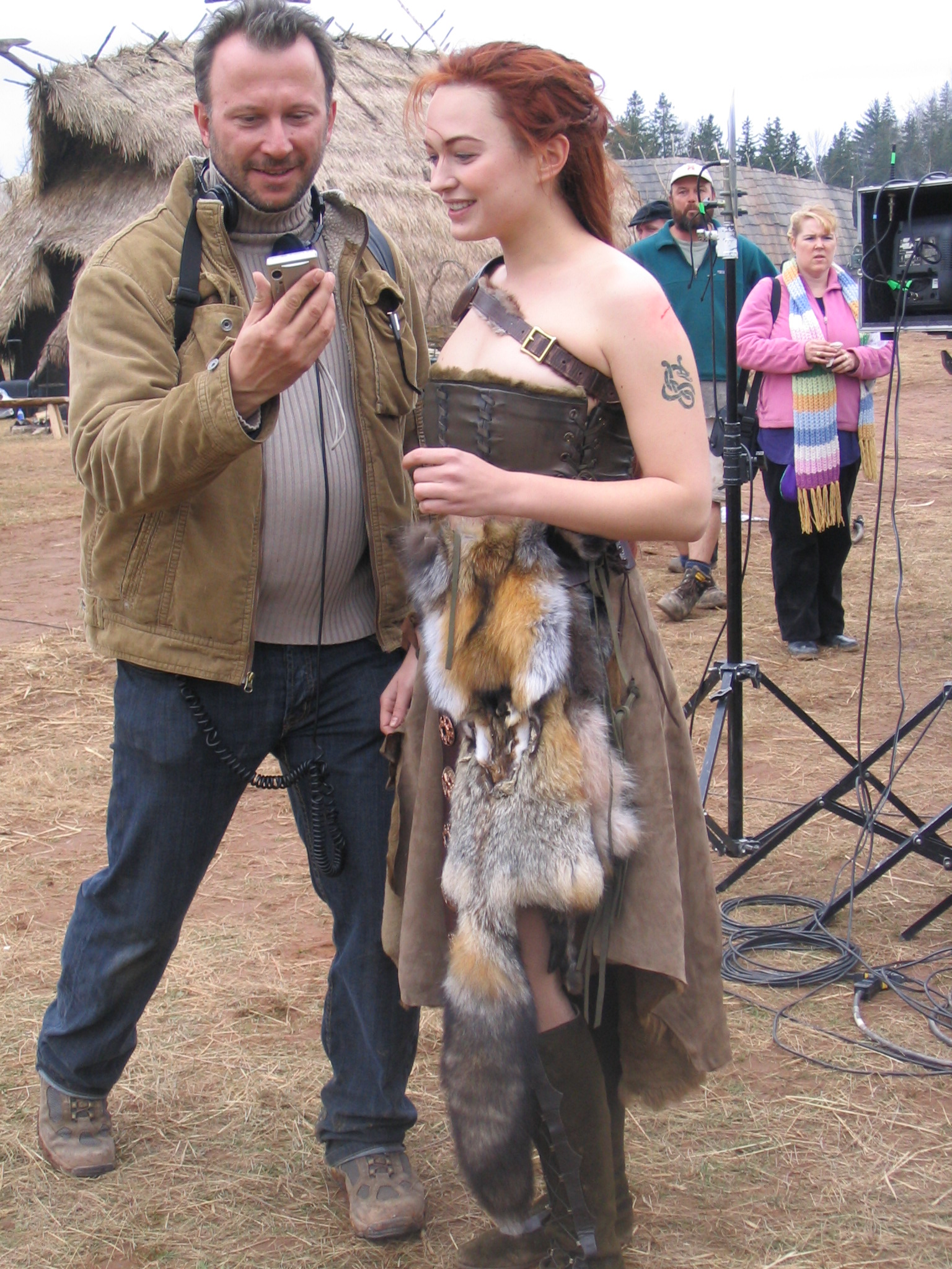 of sophia myles in warrior atti...